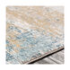 Solar 90 X 60 inch Sky Blue Rug in 5 x 8, Rectangle