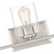 Liam 3 Light 23 inch Satin Platinum Bath Bar Wall Light