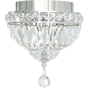 Stefania 2 Light 8 inch Chrome Bowl Flush Mount Ceiling Light