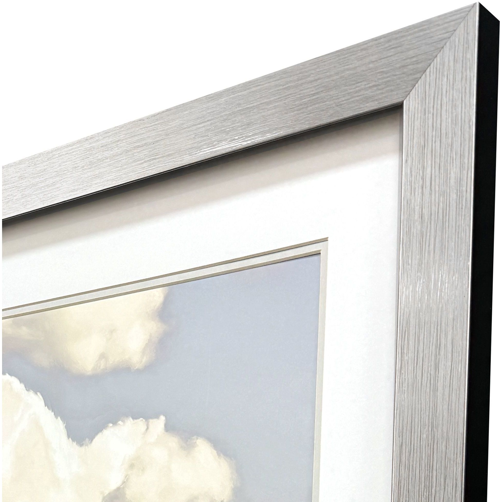 Cloudscape Dream Cloudscape Illusion Blue and Gray and Beige Framed Art, Propac