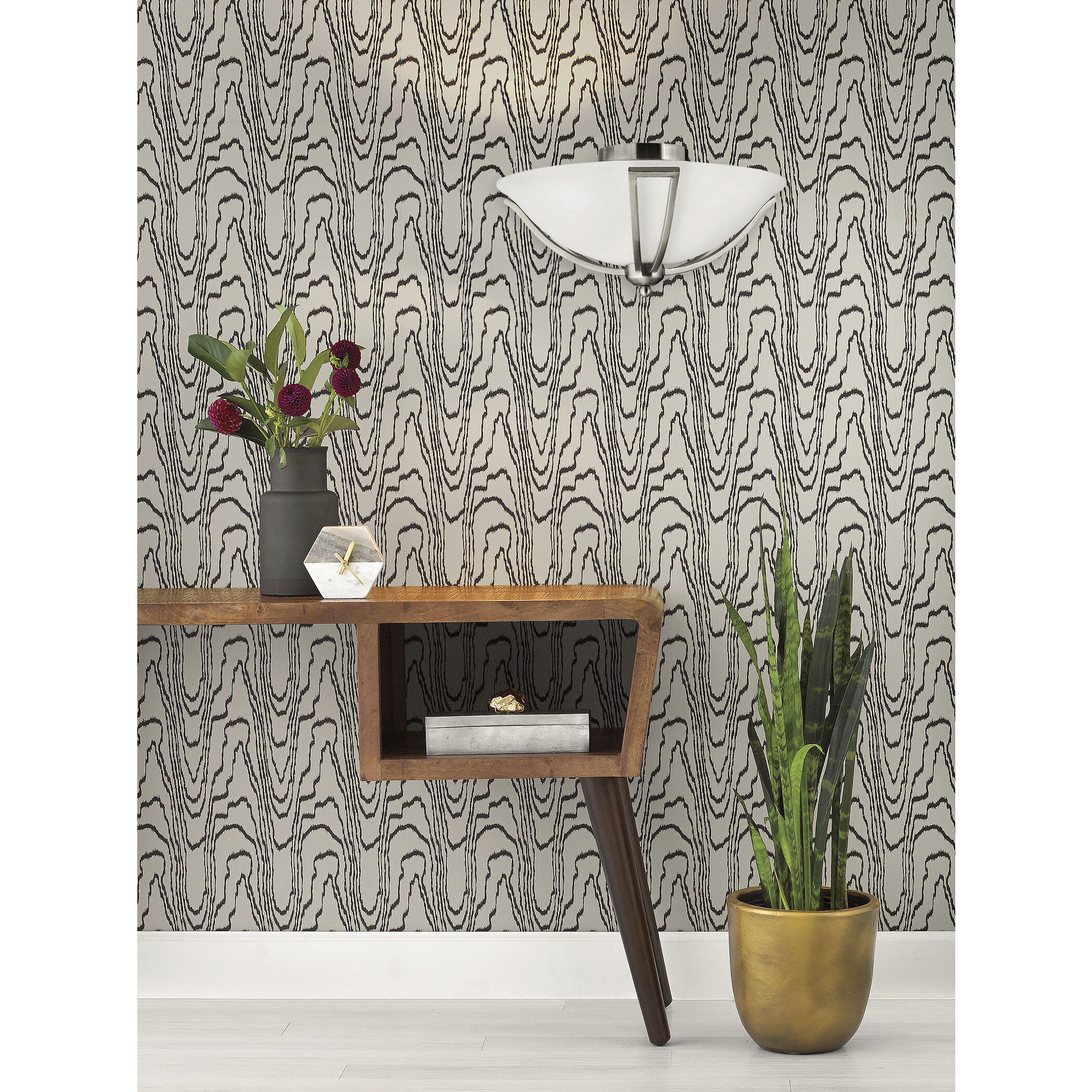 Bolla 2 Light 16.75 inch Brushed Nickel Indoor Bath Flush Mount Ceiling Light in Etched Opal