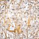 Cheshire 6 Light 20 inch Gold Leaf Chandelier Ceiling Light, Small