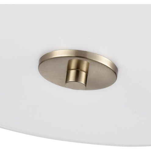 Guyten 2 Light 13 inch Modern Gold Semi-Flush Mount Ceiling Light
