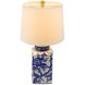 Anita 25 inch 40.00 watt Blue/White Table Lamp Portable Light