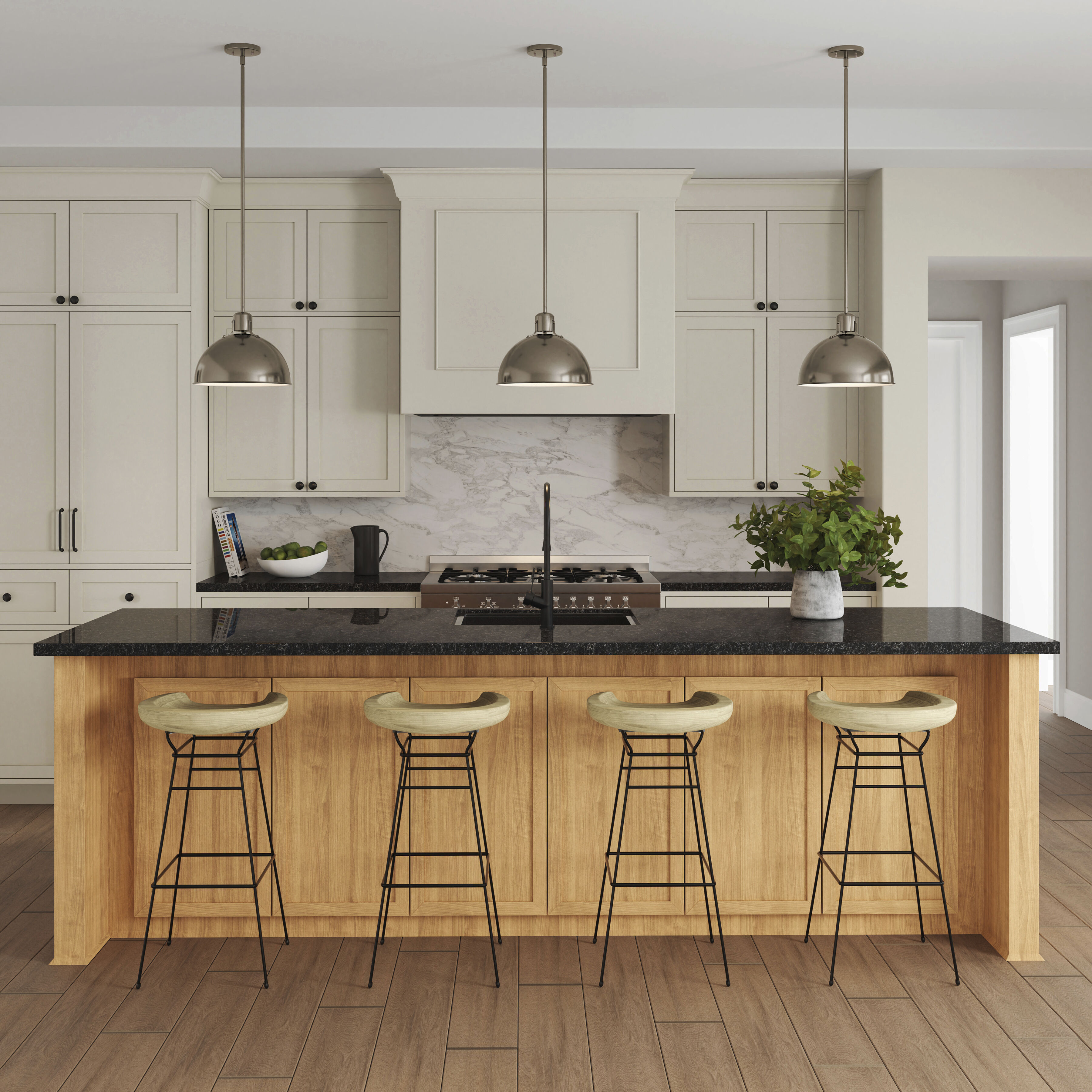 Zayne 1 Light 12 inch Brushed Nickel Pendant Ceiling Light