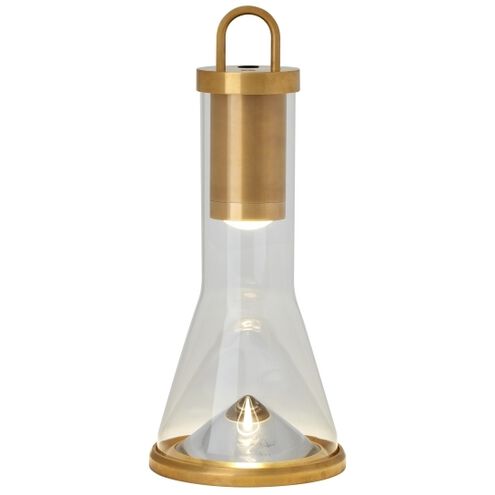 Sean Lavin Kandella 13.5 inch 2.20 watt Natural Brass Outdoor Rechargeable Table Lamp