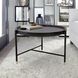 Soho 28 X 18 inch Dark Ash/Brass Coffee Table