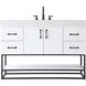 Caroline 48 X 34 inch White Bathroom Vanity Cabinet