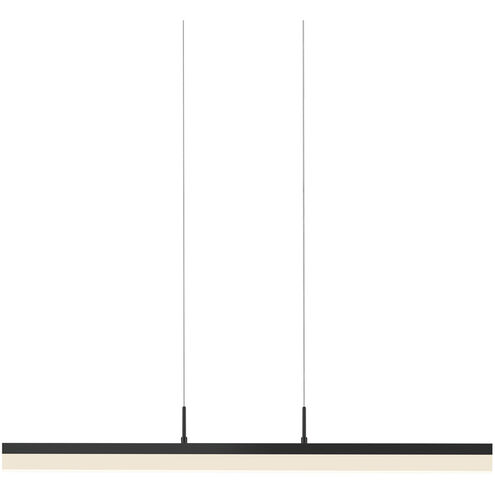 Stiletto LED 32.5 inch Satin Black Pendant Ceiling Light