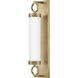 Lisa McDennon Baylor LED 24 inch Heritage Brass Bath Light Wall Light, Linear, Sconce