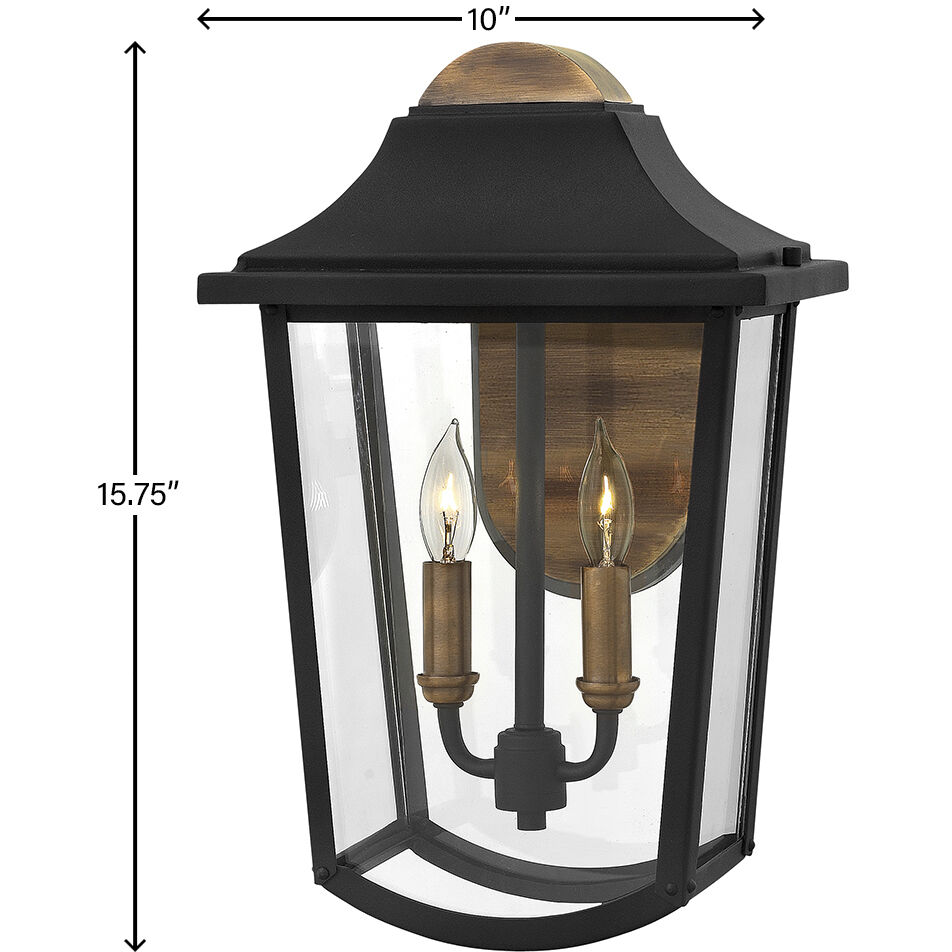 Burton Outdoor Wall Mount Lantern, Medium