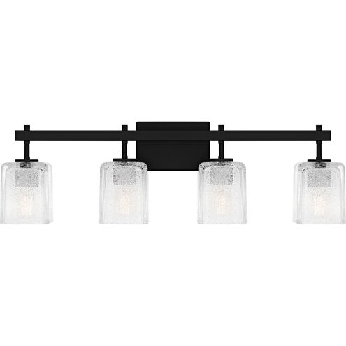 Brenthouse 4 Light 31.5 inch Matte Black Bath Light Wall Light, Extra Large