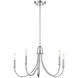 Cameron 5 Light 29 inch Polished Nickel Chandelier Ceiling Light, Essentials