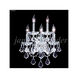 Maria Theresa Grand 5 Light 13 inch Silver Wall Sconce Wall Light, Grand