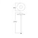 Canopy 12 6.5 watt Bronze Path and Area Light in 3000K Warm White LED, WAC Landscape