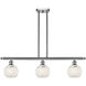 Ballston White Mouchette 3 Light 36.00 inch Island Light