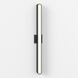 Atticus LED 35.43 inch Matte Black Bathroom Wall Light