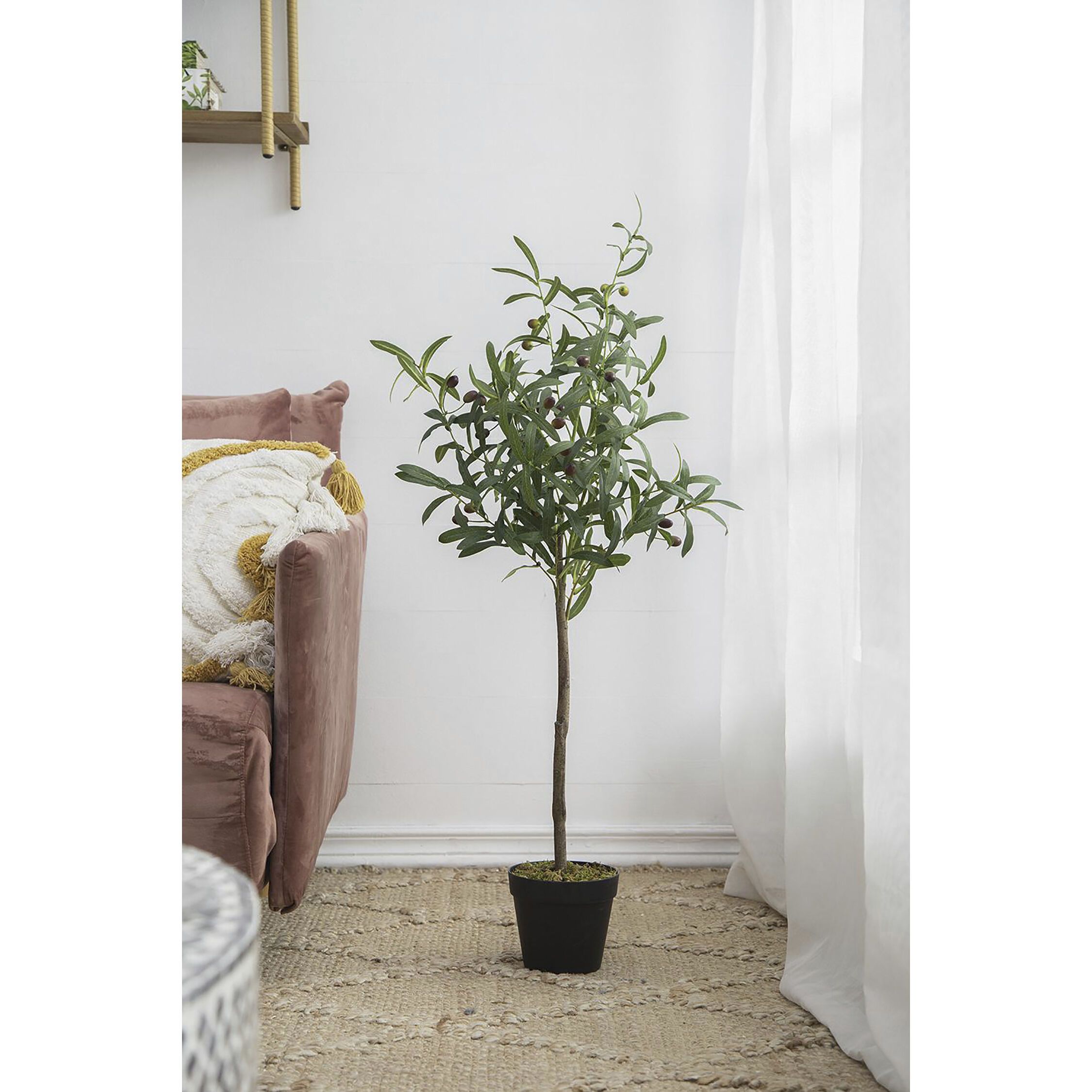 Olive Tree Green Faux Plant
