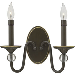 Eleanor LED 13 inch Light Oiled Bronze Indoor Wall Sconce Wall Light