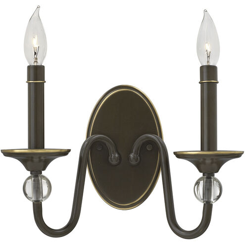 Eleanor 2 Light 12.75 inch Wall Sconce