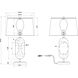 Ovaro 26.75 inch 150.00 watt White Table Lamp Portable Light