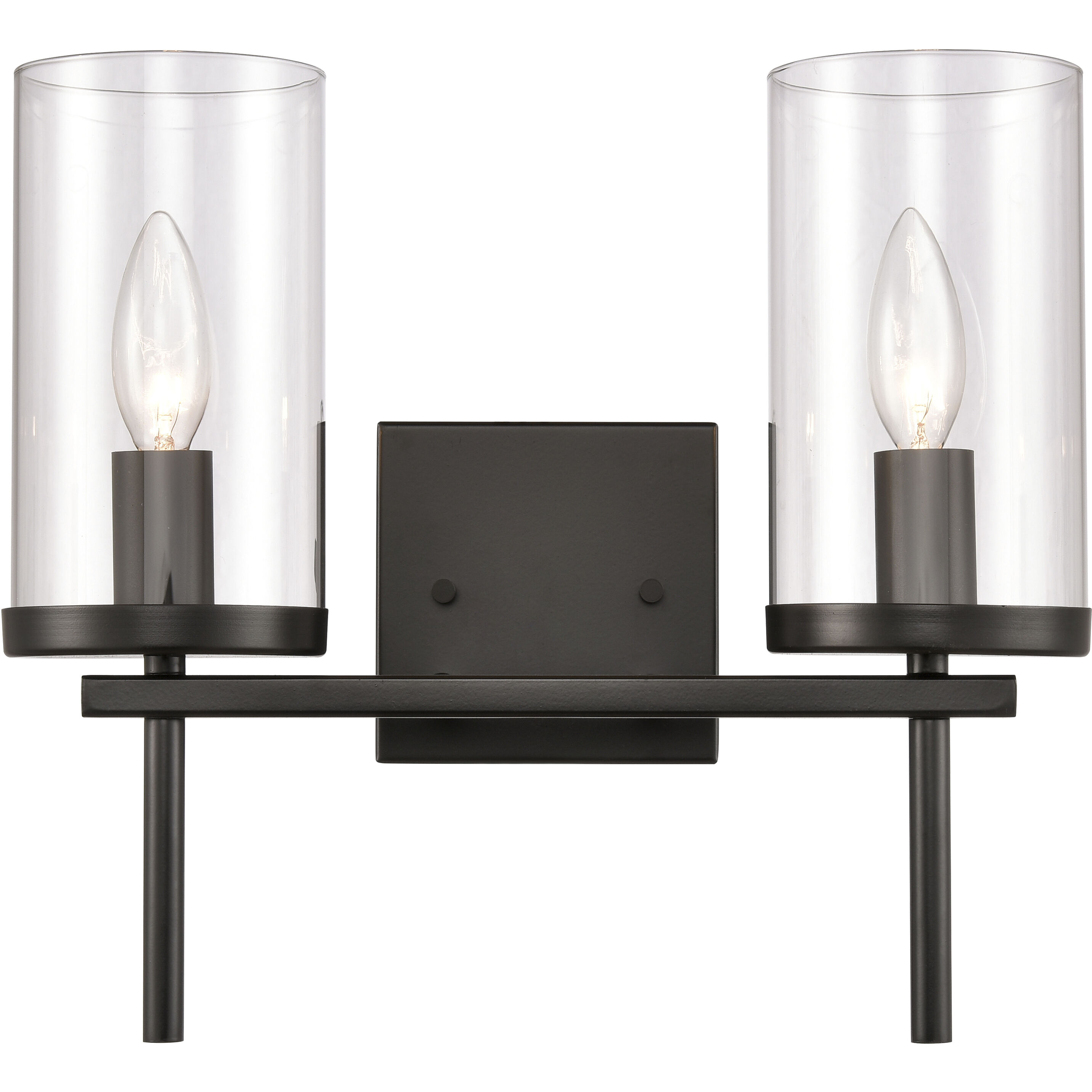Oakland Vanity Light Wall Light in Black