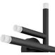 Manhattan LED 5.75 inch Matte Black Wall Sconce Wall Light