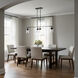 Anders 4 Light 48 inch Midnight Black Chandelier Ceiling Light