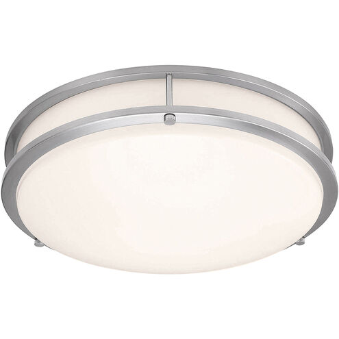 Solero II LED 14 inch Brushed Steel Flush Mount Ceiling Light