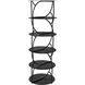Rain 86 X 31 X 31 inch Matte Black Shelf