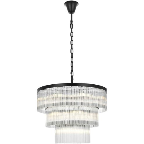 Harlow 18 Light 32 inch Black Chandelier Ceiling Light