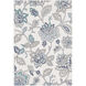 Alfresco 67 X 43 inch Pale Blue Outdoor Rug in 4 X 6, Rectangle