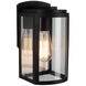 Lakewood LED 5 inch Matte Black Outdoor Wall Light