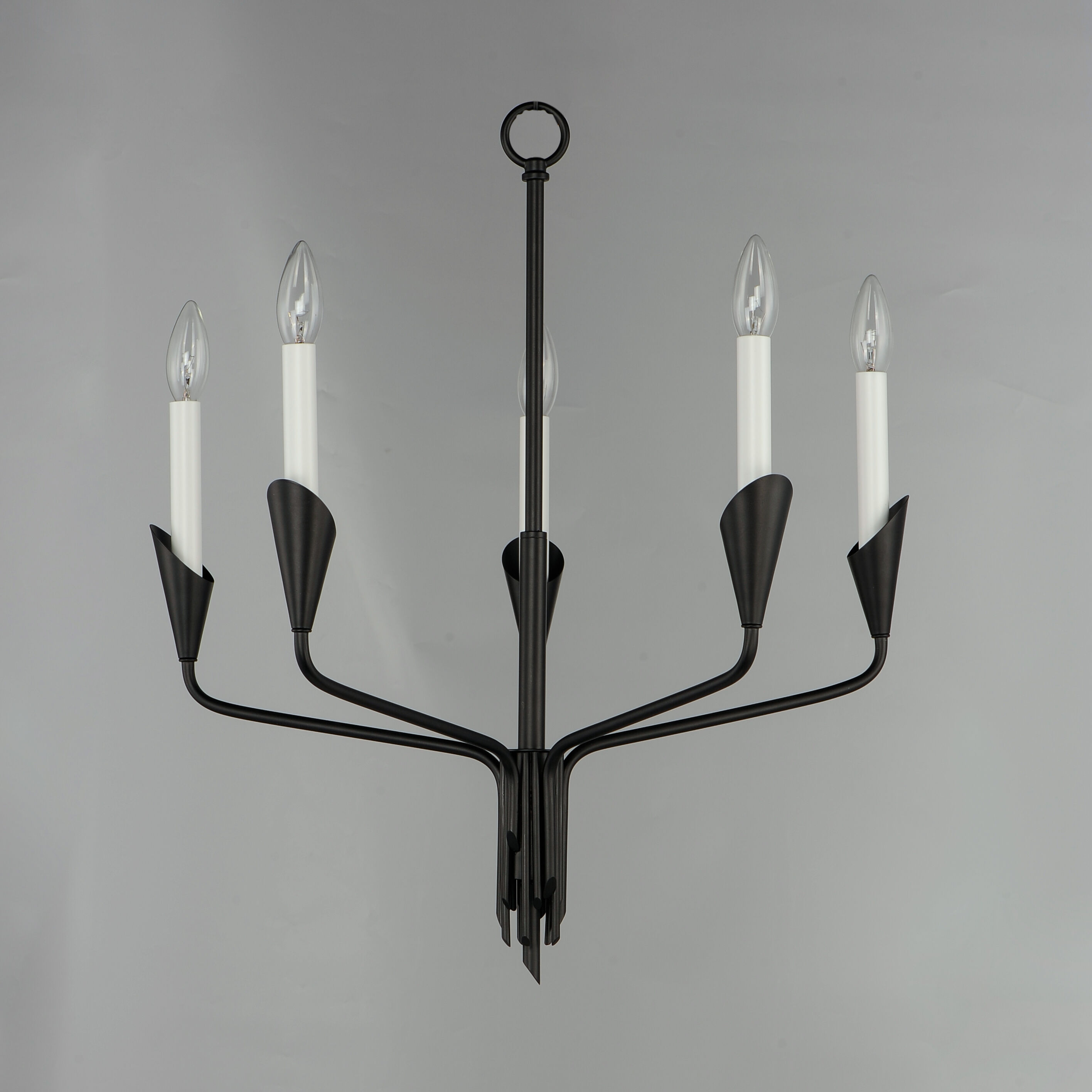 Calyx 5 Light 22 inch Black Chandelier Ceiling Light