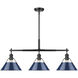 Yep Orwell Island Light Ceiling Light in Matte Black, Navy