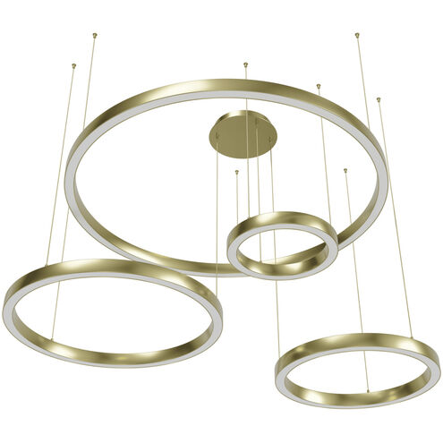 Aria LED 51 inch Polished Brass Multi Port Pendant Ceiling Light