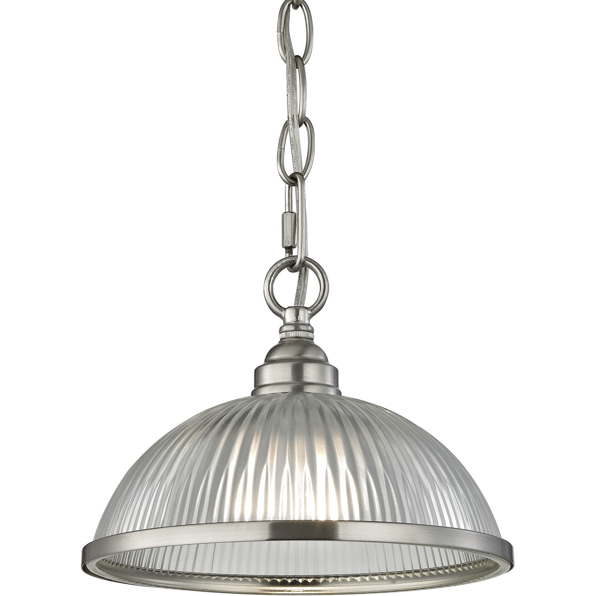 Liberty Park 1 Light 9 inch Brushed Nickel Pendant Ceiling Light
