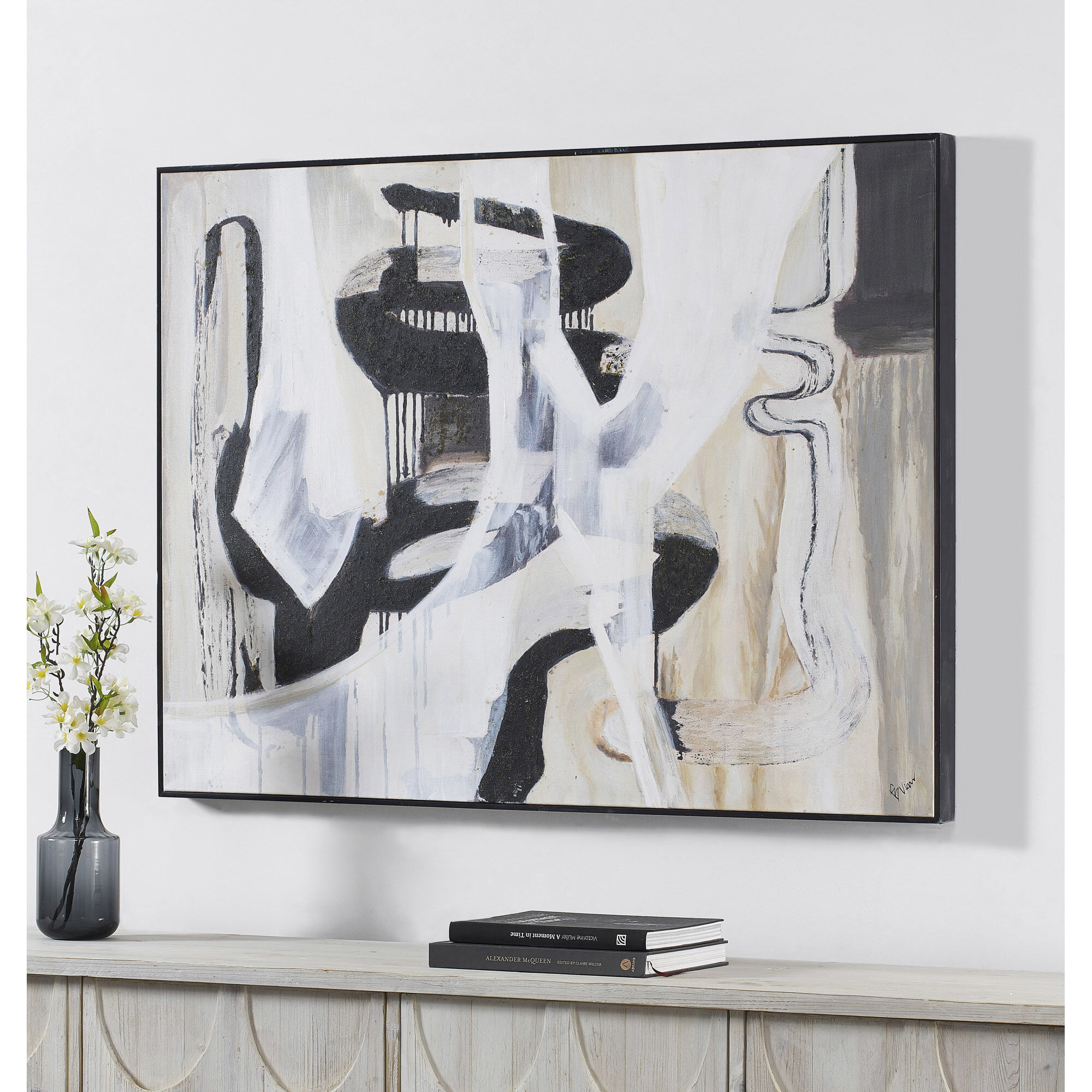 Soyuz Multicolor Texture Canvas Art