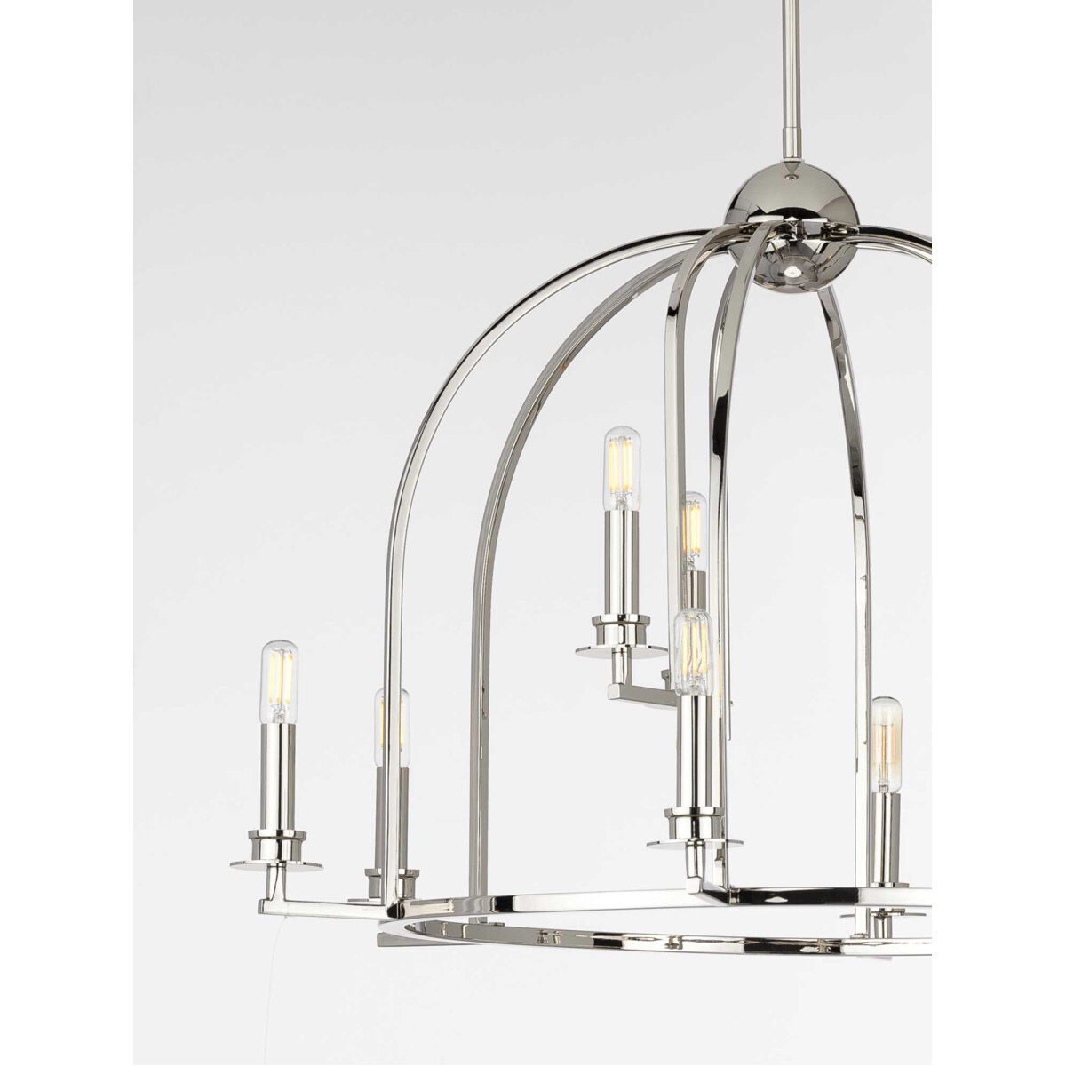 Seneca 9 Light 30 inch Polished Nickel Chandelier Ceiling Light