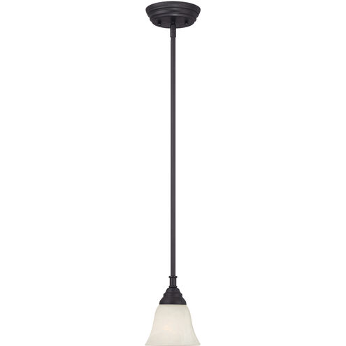 Kendall 1 Light 5 inch Oil Rubbed Bronze Mini Pendant Ceiling Light in Frosted