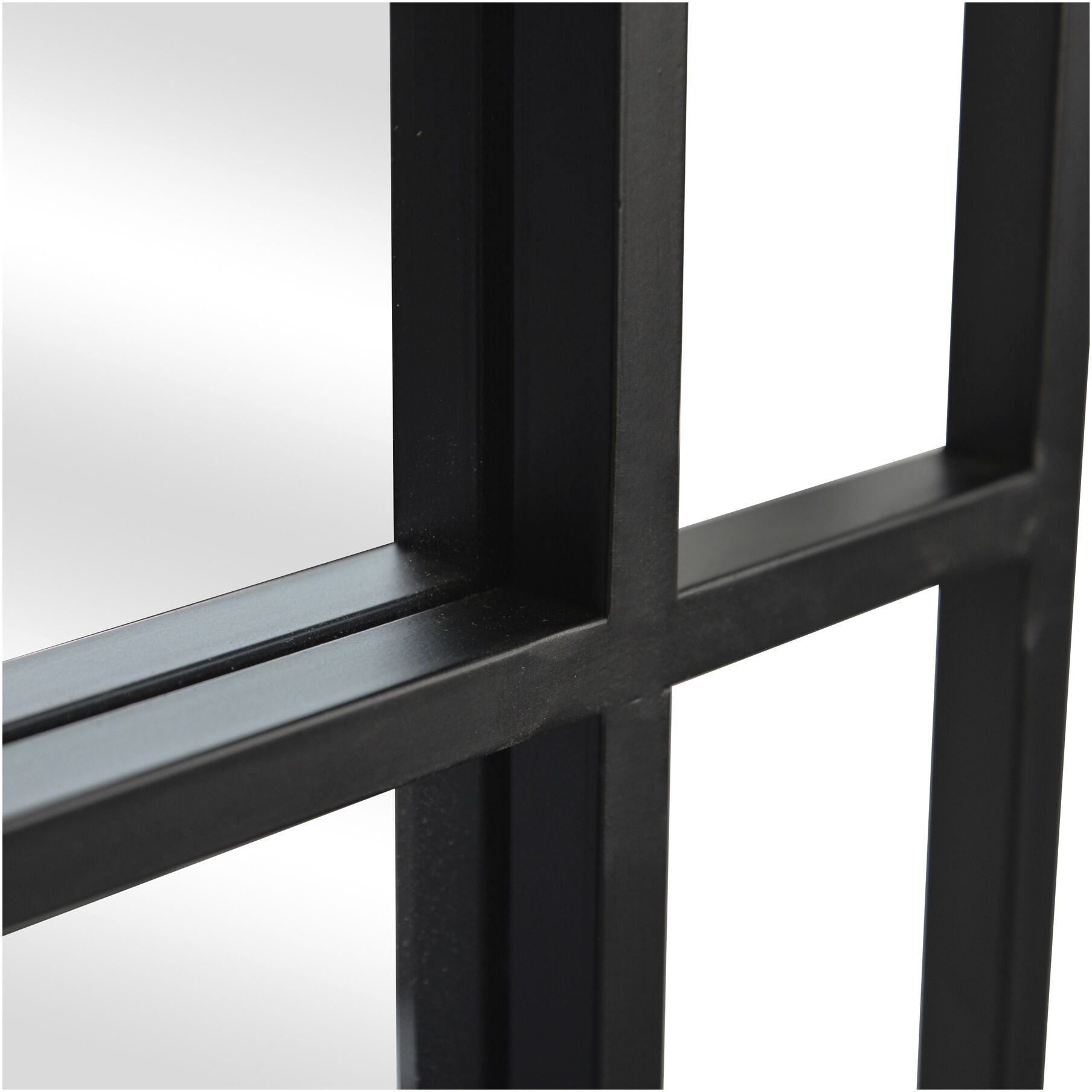 Grid 65 X 20 inch Black Mirror