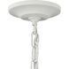 Breezeway 6 Light 27.75 inch White Coral and Natural Pendant Ceiling Light