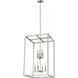 Moffet Street 8 Light 19 inch Brushed Nickel Foyer Pendant Ceiling Light, Large