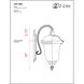 Armstrong 1 Light 15.75 inch Bronze Outdoor Wall Light