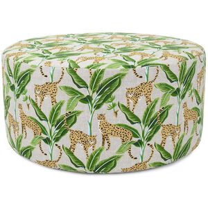 Safari Universal 18 inch Natural Outdoor Ottoman Frame & Cover