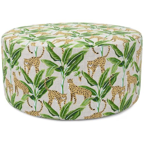 Safari Universal 18 inch Natural Outdoor Ottoman Frame & Cover