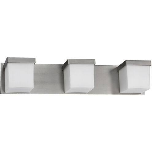 Monroe 3 Light 24 inch Satin Nickel Vanity Light Wall Light