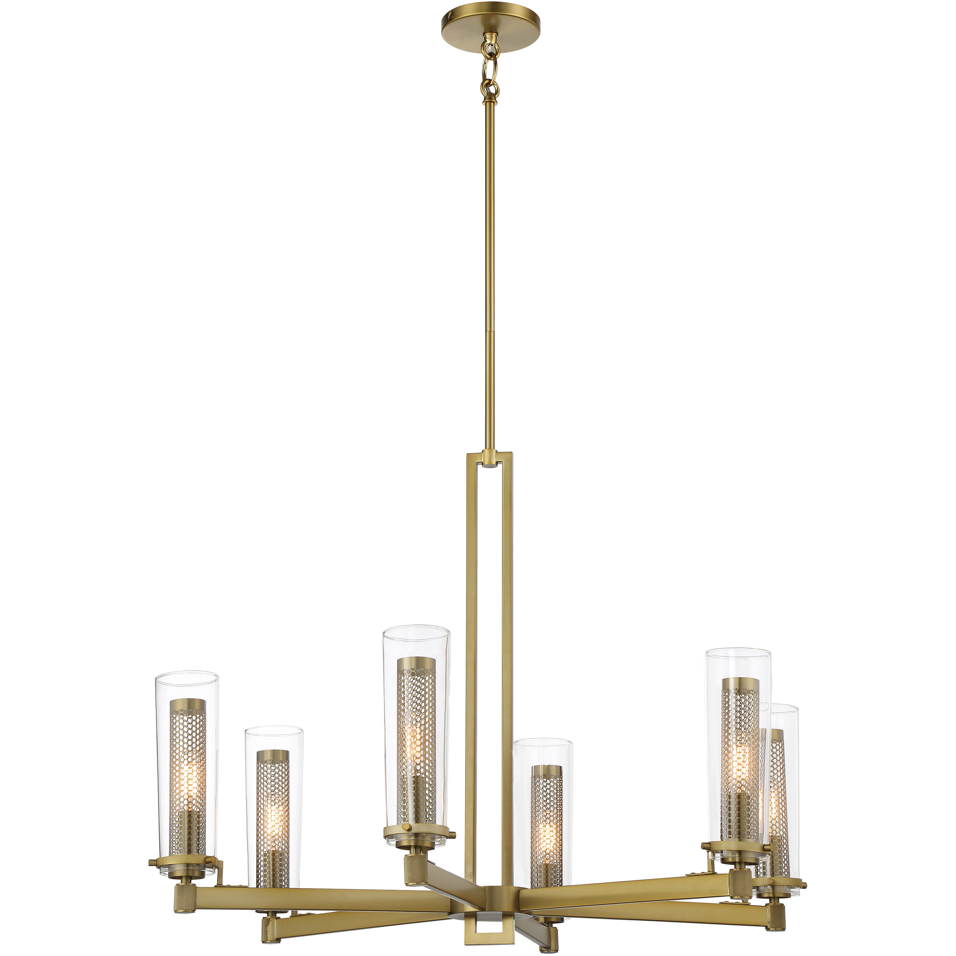 Emmerham 6 Light 32 inch Soft Brass Chandelier Ceiling Light