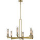 Emmerham 6 Light 32 inch Soft Brass Chandelier Ceiling Light