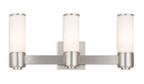 Weston 3 Light 22 inch Brushed Nickel ADA ADA Wall Sconce/ Bath Vanity Wall Light